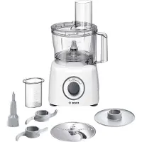 Bosch MultiTalent 3 MCM3100W - Keukenmachine - 800 W - wit/grijs