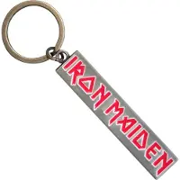 Iron Maiden - Logo Sleutelhanger - Zilverkleurig
