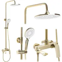 REA Avalon Regendouche Goud 153cm