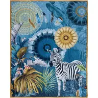 Hip Polyester Plaid Laska - blue 130x160cm