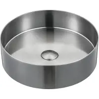 Sapho Waskom aurum rond 38x11 cm mat rvs