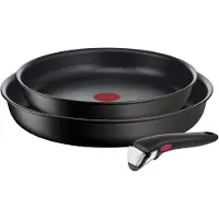 Tefal Pannenset INGENIO UNLIMITED L7639032, 3-delig, zwart, aluminium,