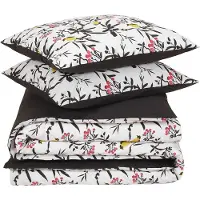 De Witte Lietaer Dekbedovertrek Aiko Black Stroke Katoen-240 x 200 / 220 cm | Lits-Jumeaux