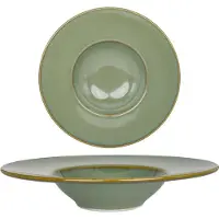 Bonna Pastabord sage hygge porselein 28 cm (400 cc) set van 2