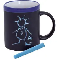 123 Kado koffiemokken Krijt mok blauw