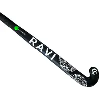 RAVI Hockeystick - Low bow - 95% Carbon - Carbon Black Tree 36,5''