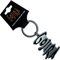 Rock Off Gojira - Logo Sleutelhanger - Zilverkleurig/Zwart