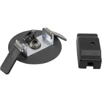SLV Onderdeel | FITU, inbouwrozet zwart | FITU