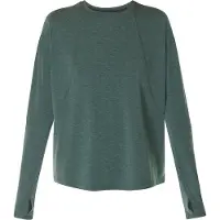 Sweaty Betty Longsleeve Women Soft Flow Studio Trek Green-L