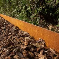 Intergard Kantopsluiting borderrand Cortenstaal 100x17,5cm/1,5mm