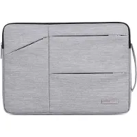 Canvas Artisan Laptopsleeve 15 inch - Laptophoes - Grijs
