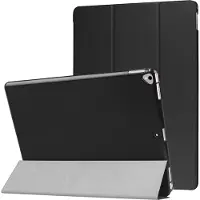 Mobigear Tablethoes geschikt voor Apple iPad Pro 12.9 Inch (2015) Hoes | Tri-fold Bookcase - Zwart