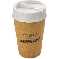 Koziol Dubbelwandige Koffiebeker met Deksel, 0.4 L, Organic, Montag ist… - | Iso To Go