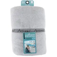 Antonio Strandlaken microvezel - grote handdoek 80x160 cm – Knuffelzachte sneldrogende badhanddoek - Lichtgrijs
