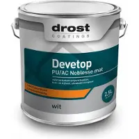 Drost Devetop PU/AC Noblesse Mat 1 liter - Wit
