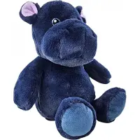 Zen Kat , Knuffelbare warme kruik 25cm + lavendelzakje - Nijlpaard, Marineblauw