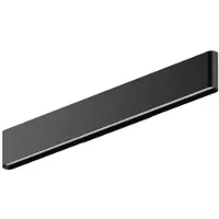 LINEA LIGHT LED-wandlamp Satori, zwart, Woon-/ Eetkamer, Aluminium, LED wandlamp