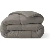 Zelesta Everyday Uni Tender Grey 140x200cm - Dekbed zonder overtrek - 30 dagen proefslapen - Wasbaar hoesloos dekbed - Bedrukt dekbed - All year zomerdekbed & winterdekbed