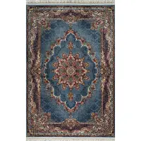 Muratap Isfahan oosters vloerkleed nain laagpolig klassiek vintage tapijt / multi- 300x400 cm