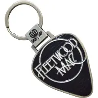Fleetwood Mac - Classic Logo Plectrum Sleutelhanger - Zwart
