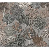Architects Paper Floral Impression - Grijs - Grafisch - 377574