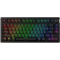 HyperX Alloy Rise 75 - Draadloos Gaming Toetsenbord - 75% Layout - Hot-Swappable - RGB - Lineaire Switches - Zwart - AZERTY- ANSI