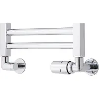 TVS Radiator Aansluitset Valves 120 Chroom