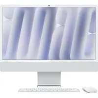 Apple iMac 24 inch M4 (10 core CPU/10 core GPU) 16GB/256GB met nano display Zilver QWERTY