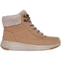 SKECHERS Veterlaarzen 'Schnürstiefelette Damen 144756 CSNT Kunststoff (Synthetik) in beige' beige