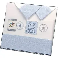 Gamberritos laken set blauw beertje 3 delig groot