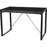 LivingFurn bartafels norris bar table 140cm mangohout / gecoat staal