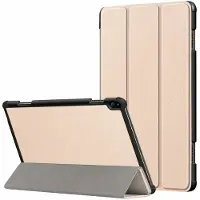 Ntech Hoes Geschikt voor Lenovo Tab P11 hoes - Hoes Geschikt voor Lenovo Tab P11 bookcase Goud - Trifold tablethoes smart cover - hoes Hoes Geschikt voor Lenovo Tab P11 - Ntech