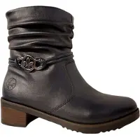 Rieker Boots 'Stiefelette Damen Y0572 14 Kunststoff (Synthetik) in blau' blauw