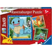 Ravensburger Pokemon Puzzel (3 x 49 stukjes)