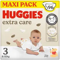 Huggies Extra Care Luiers Maat 3 (6 - 10 Kg) 96 Stuks