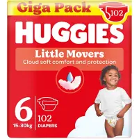 Huggies 3x Little Movers Luiers Maat 6 (15 - 30 Kg) 34 Stuks