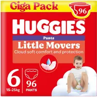 Huggies Little Movers Luierbroekjes Maat 6 (15 - 25 Kg) 96 Stuks