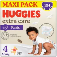 Huggies 4x Extra Care Pants Maat 4 (9 - 14 Kg) 26 Stuks