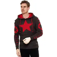 Rusty neal Grof gebreide hoodie