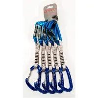 Qi´roc Elektra Mix Recto+curvo Clip+exprés Dyneema 12x120 Mm+mini Karabijnhaak 5 Eenheden