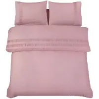 Dreamhouse Dekbedovertrek Bali Pink Katoen-240 x 200 / 220 cm | Lits-Jumeaux