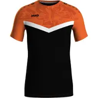 Jako Functioneel shirt lichtgrijs / oranje / zwart