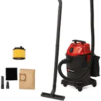 Einhell Elektrische Nat-/Droogzuiger TC-VC 1825 A - 1250 W - 180 mbar - 25 L - 2-delige kunststof buis - 250 cm zuigslang - Automatisch stopcontact: 2200 W