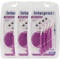 Interprox Plus Maxi - 4.2-5.7 mm - Paars - 3 x 4 stuks - Voordeelpakket