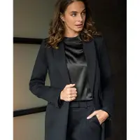 Je m'appelle Blazer Premium Travel | Zwart Zwart Maat XL