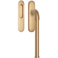 Formani Edward van Vliet NOUR EV231 massieve set hefschuifdeurbeslag zonder logo - PVD mat goud