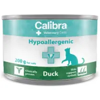 Calibra Veterinary Diets Hypoallergenic eend natvoer kat 24 x 200 g