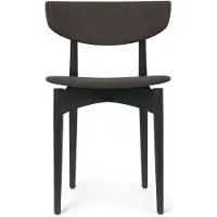 Ferm Living Herman Stoel Hout Gestoffeerd Zwart As / - Stoelen Massief As Chocolate - 1104267279