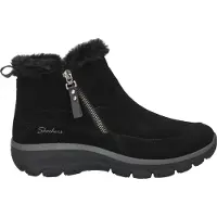 SKECHERS Boots 'Relaxed Fit: Easy Going - Cool Zip!' zwart