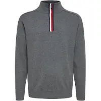 FQ1924 Trui 'Kyle' nachtblauw / grijs / rood / wit